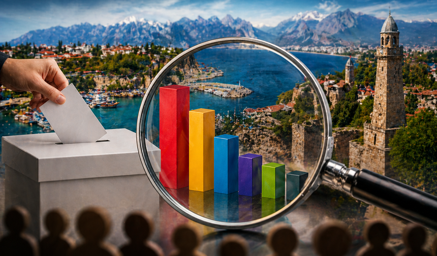 Antalya anketi şok etti: Tüm partiler düştü, CHP yükseldi!