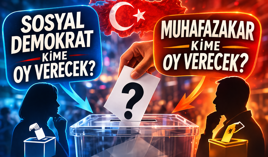 Sosyal demokrat ve muhafazakar seçmen ne diyor? Anket sonuçları dikkat çekti
