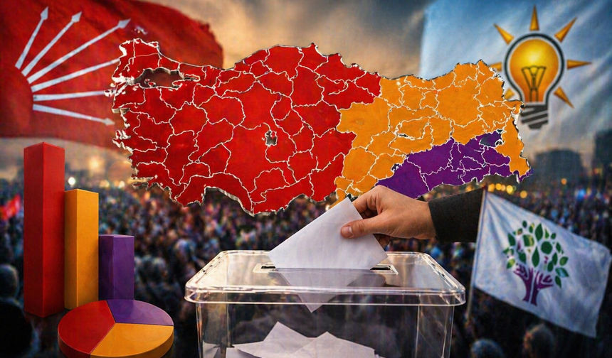 52 ilde anket yapıldı! Ortaya çıkan tablo ne anlatıyor? AK Parti mi CHP mi?