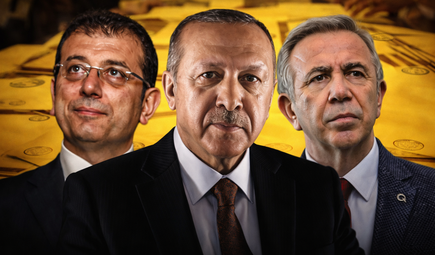 Masadaki son anket: Erdoğan rakiplerine 15 puan fark attı