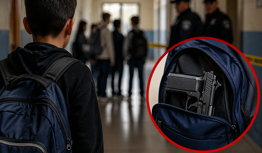 5. sınıf öğrencisi 3 gün silahla okula geldi: Skandal ortaya çıktı! Okul yönetiminden ilginç çözüm
