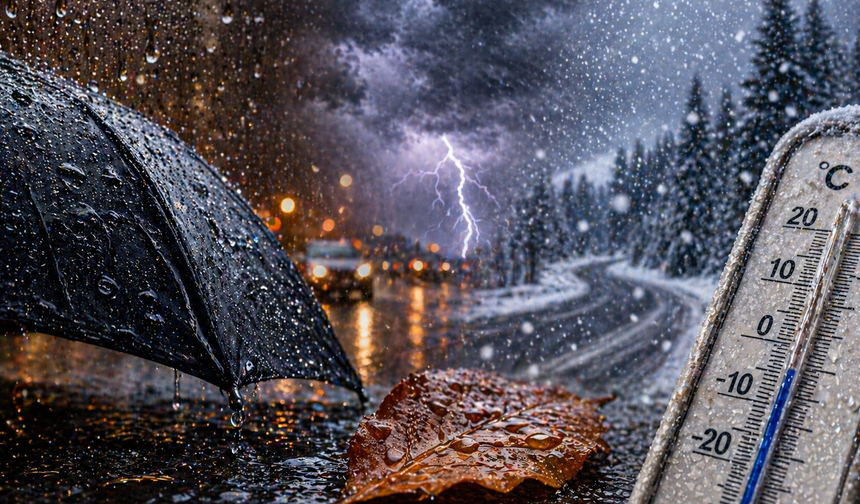 Meteoroloji alarm verdi! Kar ve sağanak Türkiye’yi vuracak