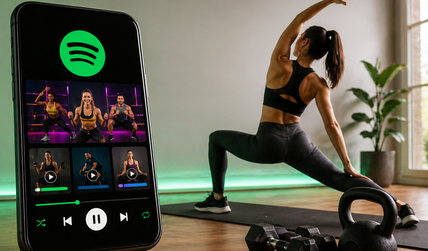 Spotify spora başlıyor! Platforma 1400 egzersiz videosu geliyor