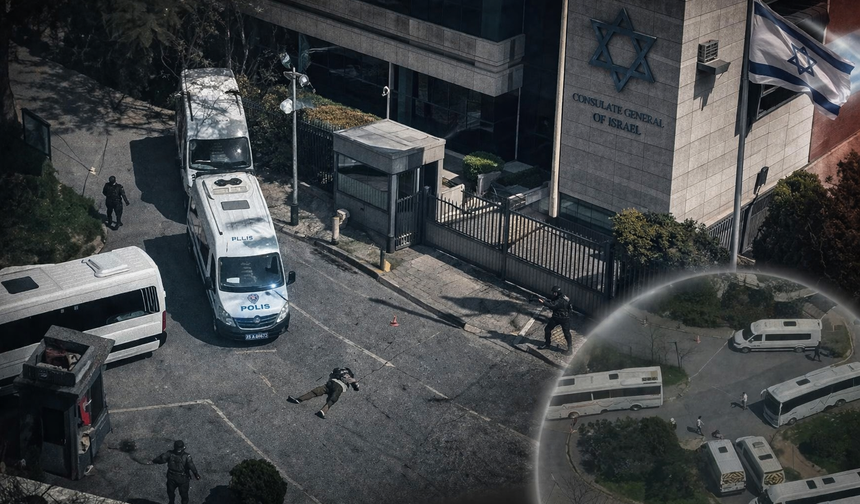 İstanbul’da konsolosluk önünde çatışma! Polisler yaralı