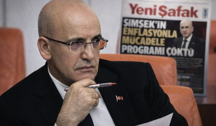 Yeni Şafak’tan Mehmet Şimşek’e sert manşet! 'Program çöktü' çıkışı