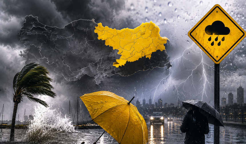 Şemsiye yetmeyebilir! Meteorolojiden 11 il için tehlikeli yağış uyarısı