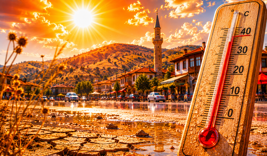 Türkiye’nin en sıcak ilçesinde bayram kabusu! Termometreler 46 dereceyi gördü