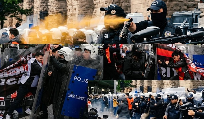 İstanbul'da 1 Mayıs müdahalesi! Tam 575 kişi gözaltına alındı!