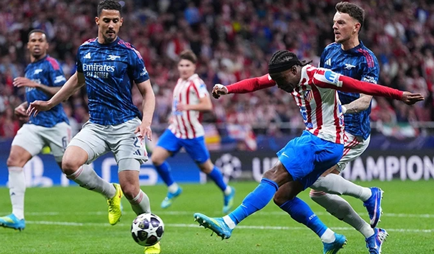 Devler Ligi'nde final biletini kapan ilk takım: Arsenal