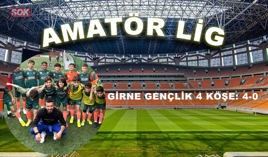 Girne Gençlik 4 köşe: 4-0