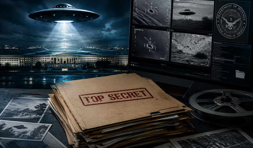 Pentagon gizli UFO arşivini açtı! Dünya siteye kilitlendi