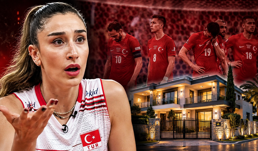 Voleybolcu Neslihan Demir milli futbolcuları kızdıracak: 'O zaman kızlara villa değil, site lazım'