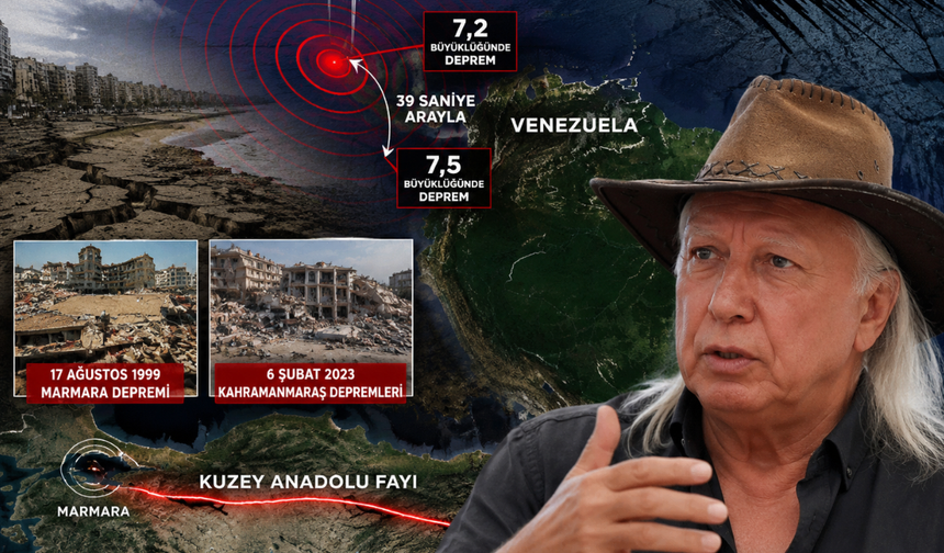 Venezuela 7,2 ve 7,5 büyüklüğünde iki depremle sallandı, Üşümezsoy gözleri Marmara'ya çevirdi