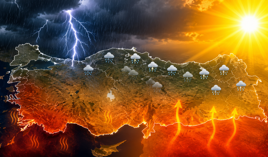 Meteoroloji tek tek açıkladı! 14 ilde sağanak alarmı, sıcaklıklar 40 dereceye dayanacak