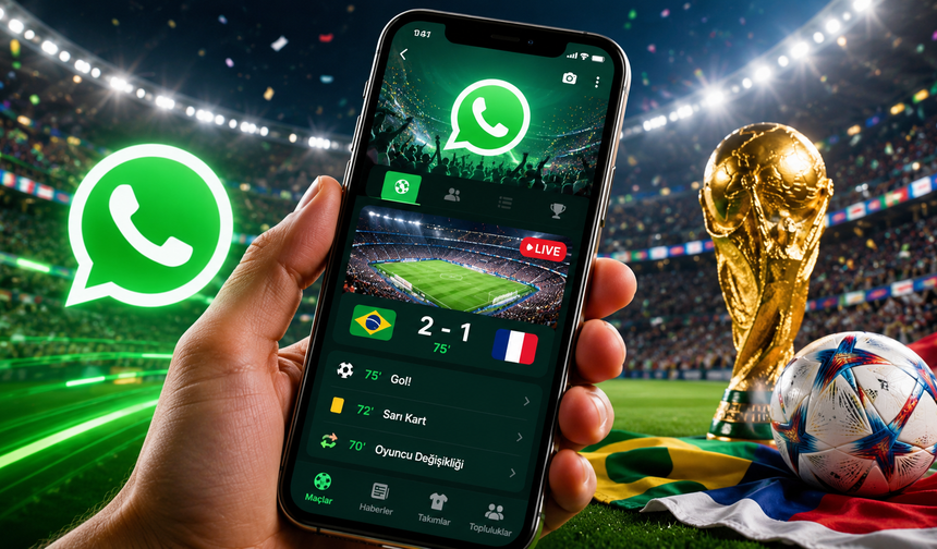 WhatsApp futbola el attı! 2026 FIFA Dünya Kupası maçları uygulamada olacak!