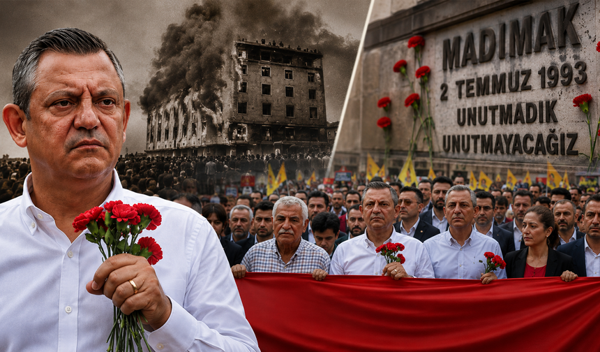 Sivas'taki Madımak yürüyüşüne katılan Özgür Özel'den 'utanç müzesi' çağrısı