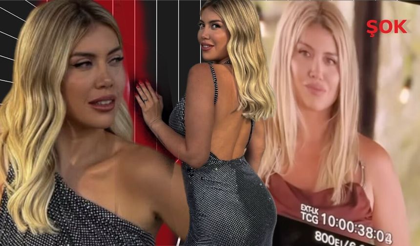 Wanda Nara kendi rezaletini sete taşıdı! Mahkemelik aşk kraliçesi şimdi böyle sevgi dağıtıyor