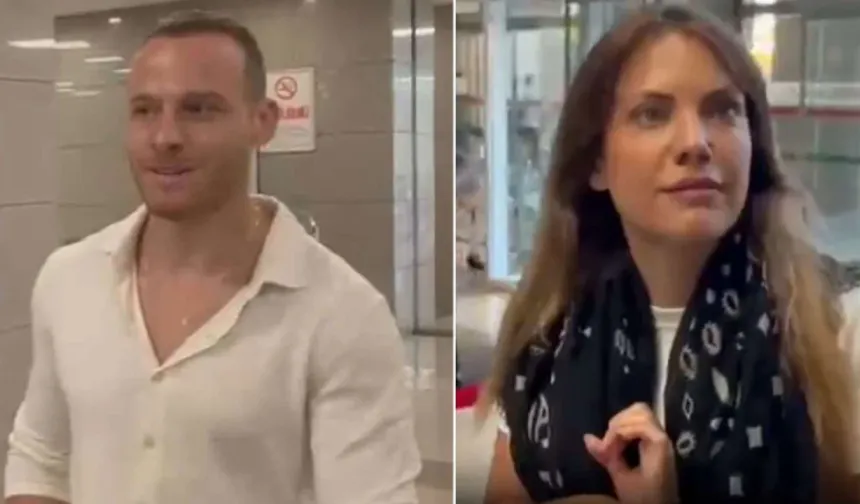 Eda Ece ve Kerem Bürsin ifade vermek için adliyeye geldi! 'Haluk Levent'i tanımıyorum'