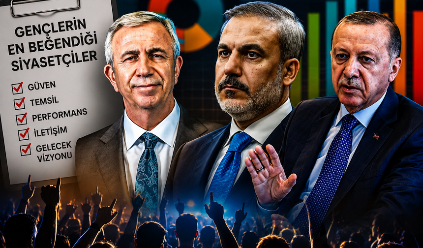 Gençlerin favori siyasetçileri belli oldu! Erdoğan, Hakan Fidan ve Mansur Yavaş zirvede