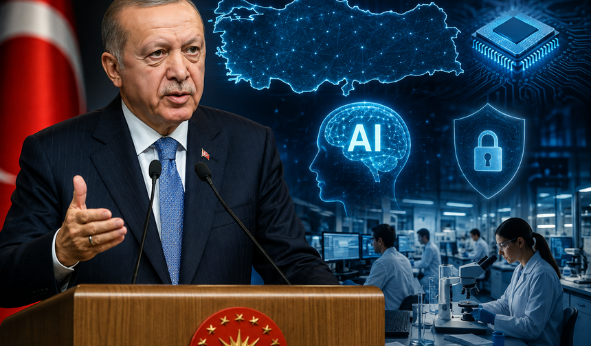 Erdoğan duyurdu: Türkiye'den yapay zeka ve çip teknolojilerinde dev hamle! 3 bin genç araştırmacı geliyor