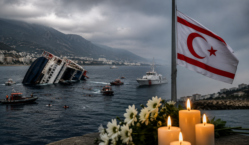 Girne’deki gemi faciasının ardından KKTC’de 3 günlük ulusal yas ilan edildi