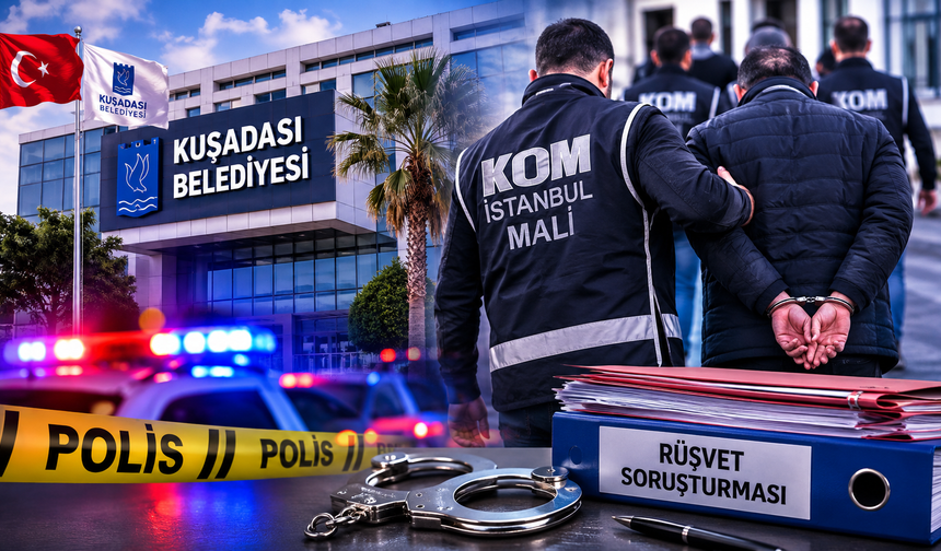 Kuşadası Belediyesi'ne 3. dalga operasyon! 15 gözaltı, 7 kişi aranıyor