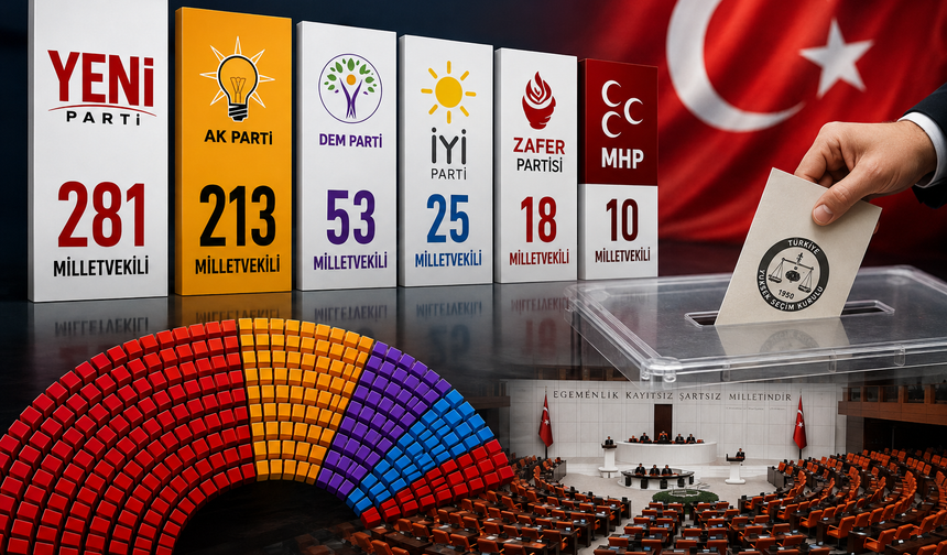 Seçim anketinden bomba Meclis hesabı! YENİ Parti 281 vekile ulaştı, AK Parti 213’te kaldı