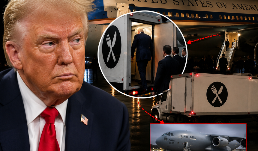 Trump Türkiye'den böyle çıkarılmış! Yemek kamyonuyla gizli operasyon