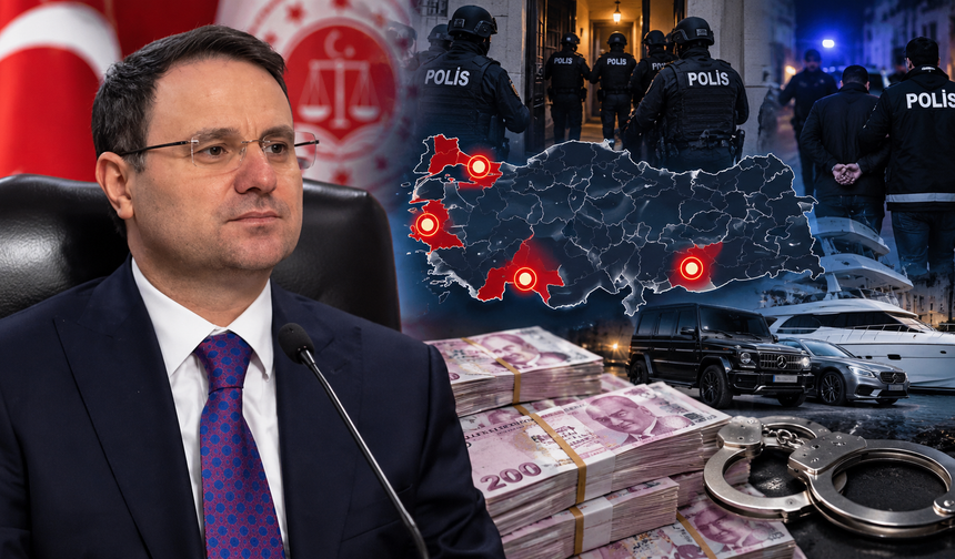 4 ilde suç örgütlerine dev operasyon! 137 şüpheli, 122 milyar TL'lik para trafiği