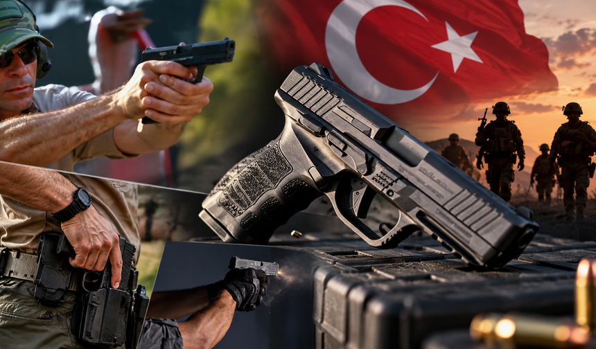TSK'da yeni dönem! Subay ve astsubayların beylik tabancası artık SAR9 METE CE: Su, kum, toz ve sıcaklık testinden geçti!