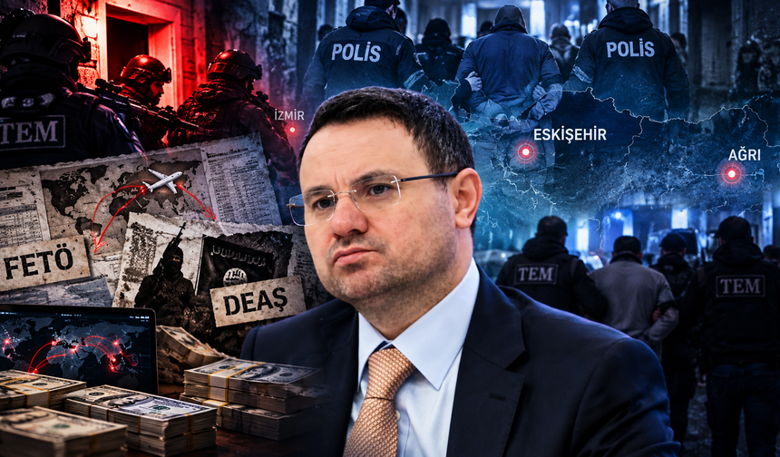 FETÖ ve DEAŞ'a 4 ayrı operasyon! Bakan Akın Gürlek duyurdu: 33 gözaltı