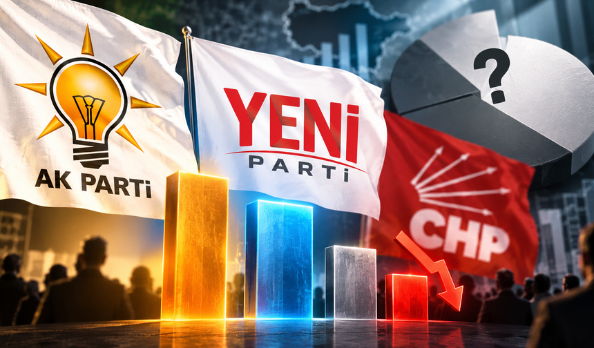 AK Parti birinci, YENİ Parti hemen arkasında! Son anketin en çarpıcı sonucu CHP'den geldi