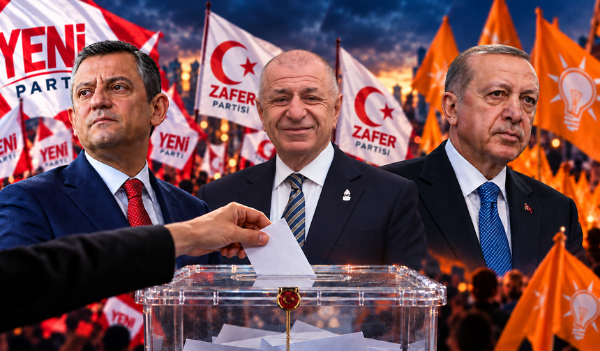 Son ankette iki parti yükselişiyle ayrıştı! YENİ Parti zirvede, Zafer Partisi takipte