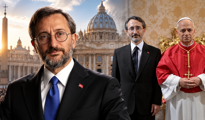 Fahrettin Altun'un Vatikan'daki yeni hali dikkat çekti: Saçlarını uzattı, mesajları değişti