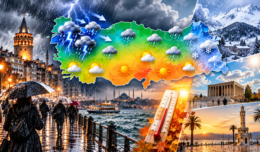 İstanbul'u bekleyen yeni hava sürprizi! Meteoroloji 7 günlük tahmini açıkladı