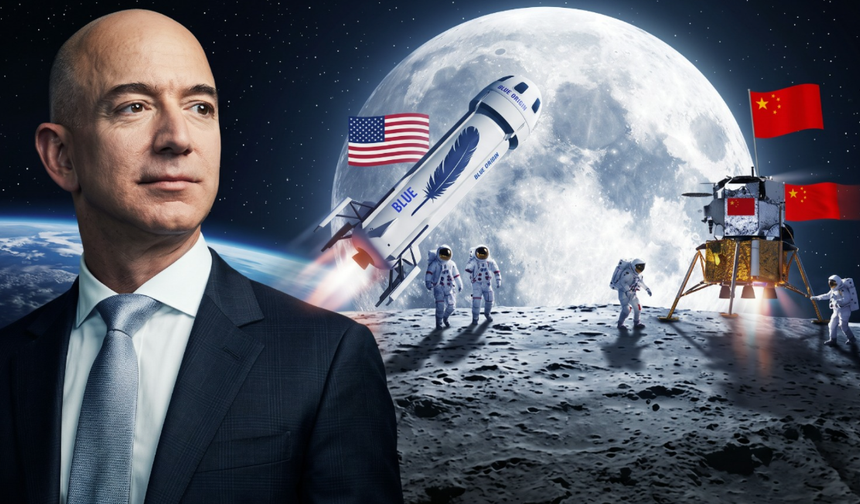 Ay yarışında büyük rekabet! Jeff Bezos'tan Çin'e karşı iddialı mesaj