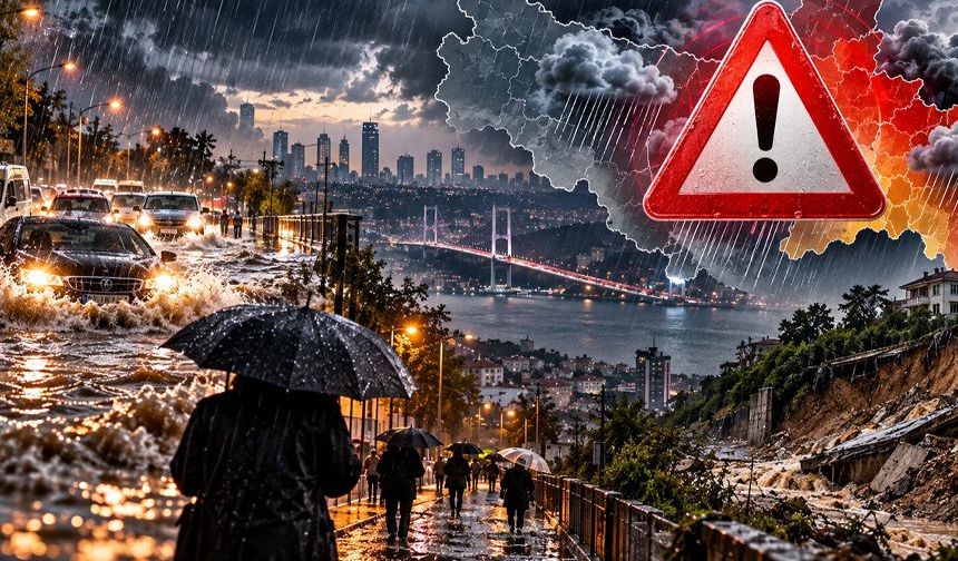 Kıyamet senaryosu gerçek oluyor! Meteoroloji'den 41 ile acil kodlu uyarı!