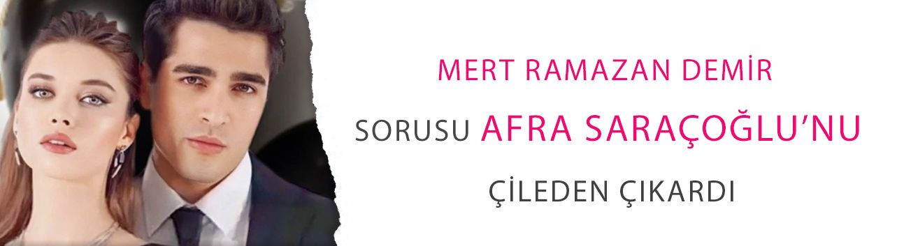 Mert Ramazan Demir sorusu Afra Saraçoğlu’nu çileden çıkardı!