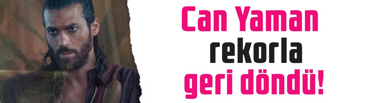 Can Yaman rekorla geri döndü: 'Sandokan' Pazartesi'yi ezdi geçti!