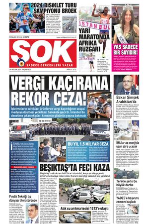 Gazete Şok-29.04.2024 Manşeti