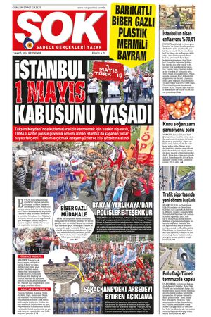 Gazete Şok-02.05.2024 Manşeti