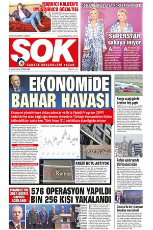 Gazete Şok -09.05.2024 Manşeti