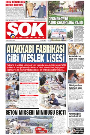 Gazete Şok-07.05.2024 Manşeti