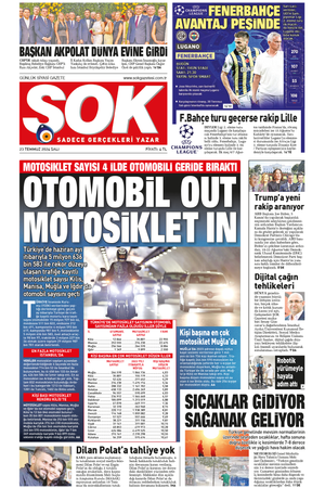 Gazete Şok -23.07.2024 Manşeti