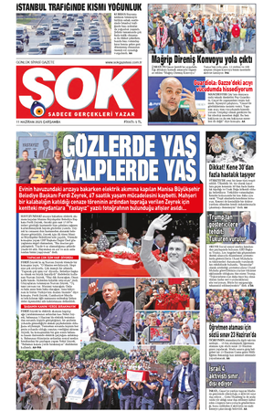 Gazete Şok -11.06.2025 Manşeti