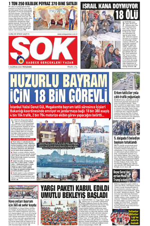 Gazete Şok -05.06.2025 Manşeti