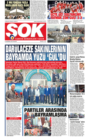Gazete Şok -08.06.2025 Manşeti