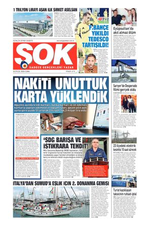 Gazete Şok -26.09.2025 Manşeti