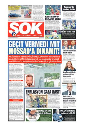 Gazete Şok -04.10.2025 Manşeti