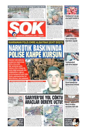 Gazete Şok -09.12.2025 Manşeti